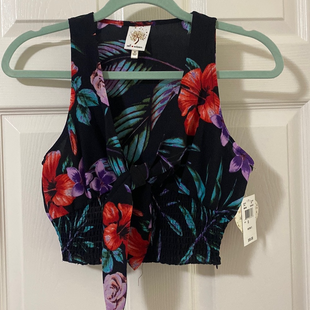 Two piece floral outfit